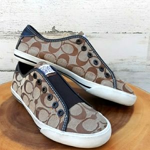 EUC COACH BEV SLIP-ON SNEAKERS